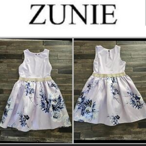 ZUNIE girls size 14 lilac dress